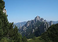 Scorcio dal Baffelan sul Monte Cornetto