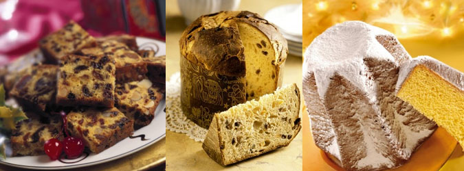 Dolci di Natale - zelten, panettone e pandoro